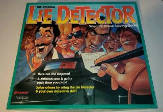 Pressman The Lie Detector Scientific Crime Solving Game 4010 Complete
