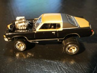1971 Hurst / Pontiac Grand Prix Ssj - Black & Gold - Custom Jl Zinger
