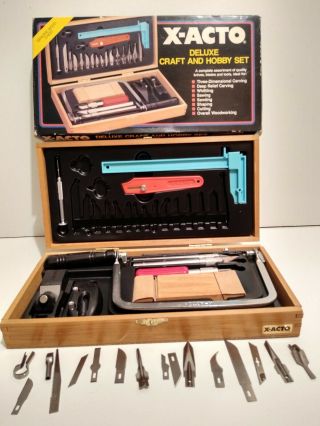 X - Acto Deluxe Craft And Hobby Tool And Hobby Set No X5087 1992