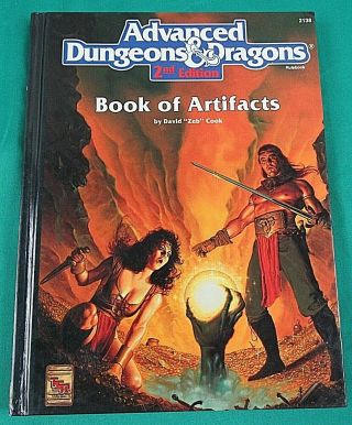 Book Of Artifacts Exc 2138 Tsr Player 