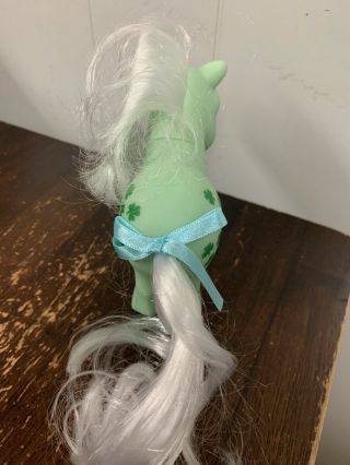 MLP My Little Pony Shamrock Clover 2017 Green White Ribbon MINTY 2