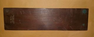 Vintage Drueke Cribbage Board No.  421 Wood Metal Pegs Grand Rapids MI 2