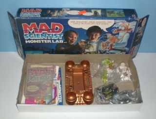 Vintage 1986 Mattel Mad Scientist Monster Lab Playset & Box