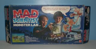 Vintage 1986 Mattel Mad Scientist Monster Lab Playset & Box 5