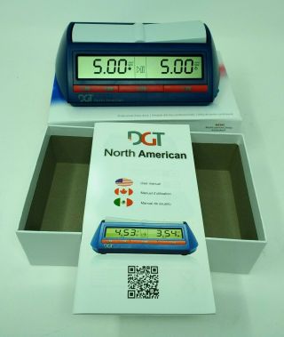 DGT North American Professional Chess Clock Timer - Multi Period Delay 2