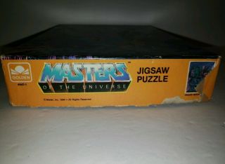 1984 Masters of the Universe Golden Snake Mountain He - Man 108 Pc.  Puzzle Comp 2