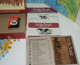 We The People Board Game Avalon Hill 1993 Complete AH 737 4