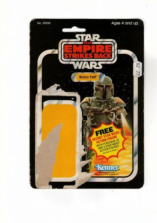 Star Wars The Empire Strikes Back 1980 Boba Fett Kenner.  39250