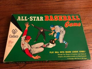 1962 Cadaco All - Star Baseball Game Complete Including Ruth Mantle Mays Disks
