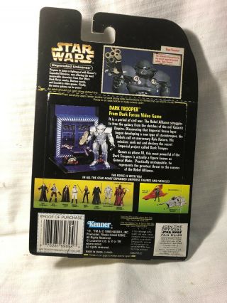 Star Wars Dark Trooper Expanded Universe Kenner MOC Forces 3 - D Play Scene 1998 2