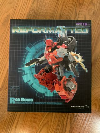 Transformers Mastermind Creations Reformatted Feral Rex R03 Bovis And