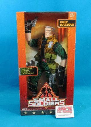 Vintage 1998 Kenner Small Soldiers Chip Hazard 12 Inch Action Figure