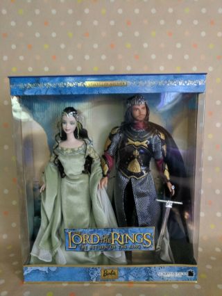 Barbie Lord Of The Rings Return Of The King Collector Edition Set Arwen And.