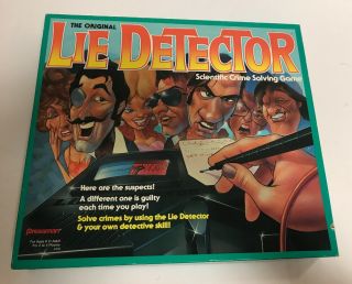 The Lie Detector Scientific Crime Solving Game Pressman Complete 1987 2
