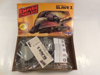 Un - Built Vintage Star Wars Empire Strikes Back Boba Fett Slave I Model Kit 1982