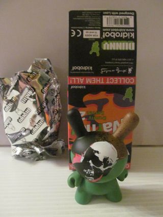 Kidrobot - Andy Warhol Dunny Series 2 - Vinyl Mini - Skull - Opened