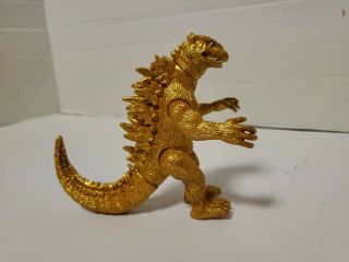 Godzilla King Of The Monsters Gold Figure York Auto Show,  Exclusive Rare 4 "