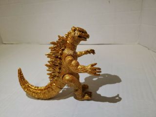 Godzilla King Of The Monsters Gold Figure York Auto Show,  Exclusive Rare 4 