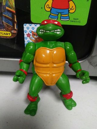 Vintage Tmnt Teenage Mutant Ninja Turtles Raphael Action Figure 1988 Loose