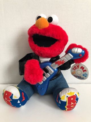 Tyco Sesame Street Rock N Roll Elmo Toy 1997 Guitar Playing Else