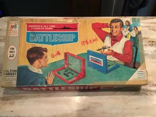 Vintage 1967 Battleship Board Game Model 4730