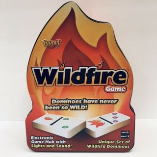 Wildfire Dominoes Electronic Hub Light Sound Fundex Game Tin Wild Fire Domino