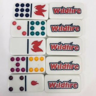 Wildfire Dominoes Electronic Hub Light Sound Fundex Game Tin Wild Fire Domino 4