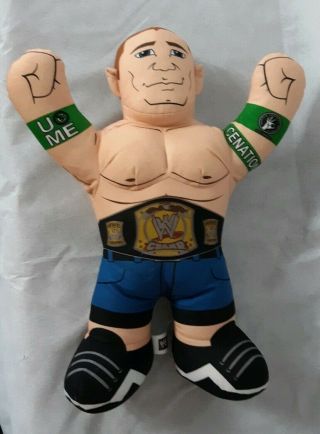Wwe John Cena 16 " Brawlin Buddies Mattel Plush Wrestling Toy Doll 2012