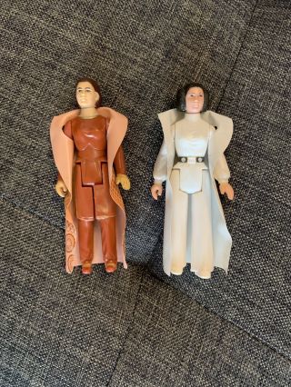Vintage Kenner Star Wars 1977/1980 Princess Leia Action Figures Organa & Bespin