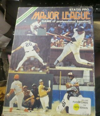 Sports Illustrated Statis Pro Major League Baseball Game 1979 Avalon Hill