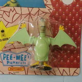 Vintage Pee Wee ' s Playhouse PTERRI action figure Matchbox 1988 MOC 6