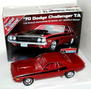 Monogram 1/24 Scale `70 Dodge Challenger T/a Built Car Model