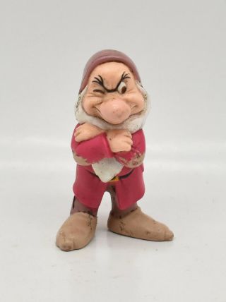 Disney Snow White & The Seven Dwarfs Grumpy Loose 2 " Pvc Figure Mattel 1993