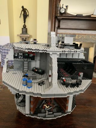 Lego Star Wars Death Star.  Built,  But Missing Parts/minifigs