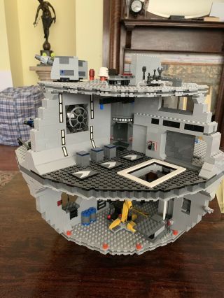 LEGO Star Wars Death Star.  Built,  but Missing Parts/Minifigs 2