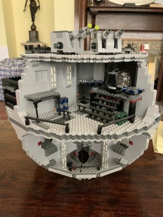 LEGO Star Wars Death Star.  Built,  but Missing Parts/Minifigs 3