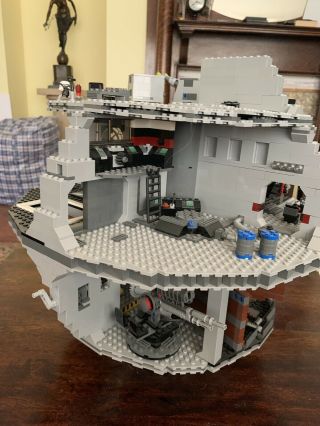 LEGO Star Wars Death Star.  Built,  but Missing Parts/Minifigs 5
