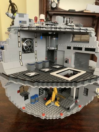 LEGO Star Wars Death Star.  Built,  but Missing Parts/Minifigs 6