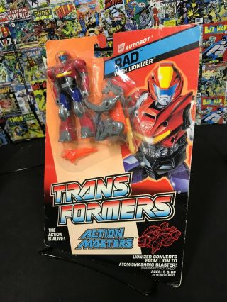 Transformers Action Masters Rad With Lionizer Mosc