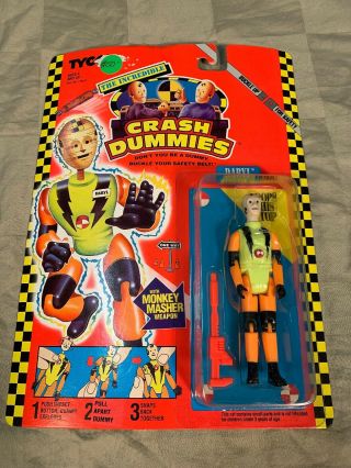 Incredible Crash Test Dummies Daryl Action Figure Buckle Up Tyco 1990s 1992