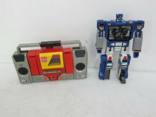 Vintage Transformers G1 Blaster Soundwave And Ravage - Incomplete
