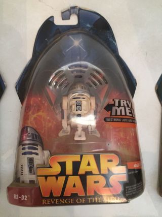 Star Wars Action Figure R2 D2 Revenge Of The Sith Droid Electronic Light & Sound