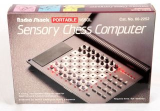 Radio Shack Portable Sensory Chess Computer 1650l,  Endorsed By Garry Kasparov