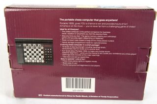 Radio Shack Portable Sensory Chess Computer 1650L,  Endorsed by Garry Kasparov 2