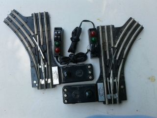 Lionel O Gauge Remote Control Switch Set With Outside Operator.