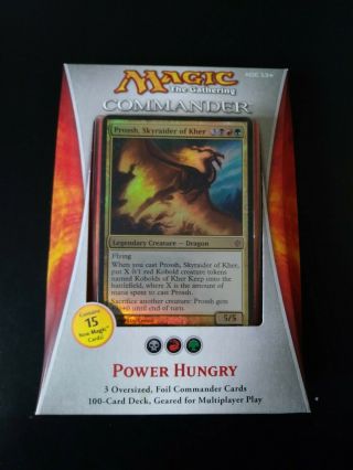 Mtg Magic The Gathering - Factory - English Commander 2013 Power Hungry