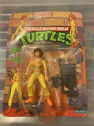 Teenage Mutant Ninja Turtles Tmnt 1990 April O’neal Figure Unpunched Moc Toy