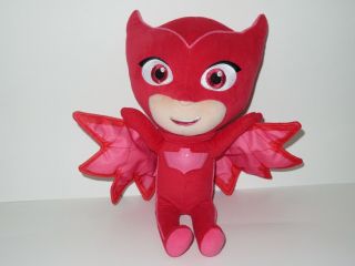 Pj Masks Owlette Plush Light Up Talking Doll 15 " Just Play Talks Red Toy Stuffed