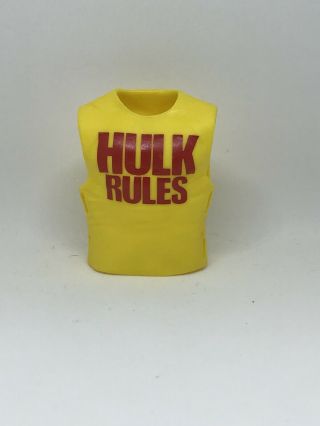 Wwe Hulk Hogan Elite 34 Wrestling Figure Shirt Wwf Hulkamania Hulk Rules