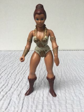 Motu,  He Man,  Masters Of The Universe,  Figure Only,  Brown Boot,  Teela,  8 Back